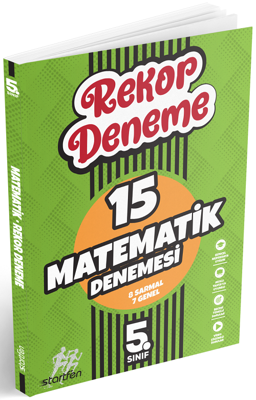 Startfen 5. Sınıf Matematik Rekor 15 Deneme Startfen Yayınları