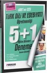 SÜPER FİYAT - Paragon ÖABT Türk Dili ve Edebiyatı Öğretmenliği 5+1 Deneme Paragon Yayıncılık