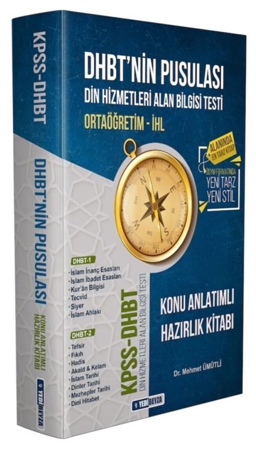 Yedibeyza DHBT nin Pusulası Ortaöğretim-İHL Konu Anlatımlı Hazırlık Kitabı - Mehmet Ümütli Yedibeyza Yayınları