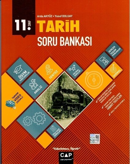 Çap Yayınları 11. Sınıf Tarih Soru Bankası Anadolu Lisesi Video Çözümlü Çap Yayınları