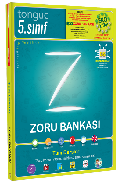 Tonguç 5. Sınıf Tüm Dersler Eko Zoru Bankası Tonguç Akademi