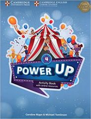 Cambridge Power Up Level 4 Activity Book with Online Resources and Home Booklet Cambridge Yayınları