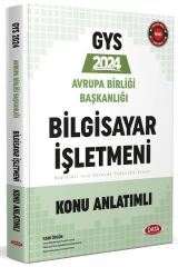 Data 2024 GYS Avrupa Birliği Başkanlığı Bilgisayar İşletmeni Konu Anlatımlı Görevde Yükselme Data Yayınları