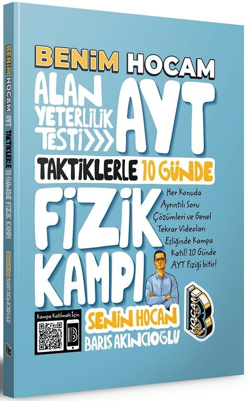 SÜPER FİYAT - Benim Hocam YKS AYT Taktiklerle 10 Günde Fizik Kampı - Barış Akıncıoğlu Benim Hocam Yayınları