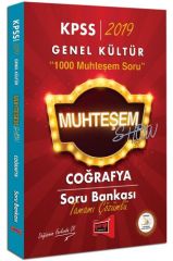 Yargı 2019 KPSS Muhteşem Show Coğrafya Soru Bankası Çözümlü Yargı Yayınları