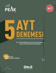 Ünlü YKS AYT Best Peak 5 Deneme Ünlü Yayınları