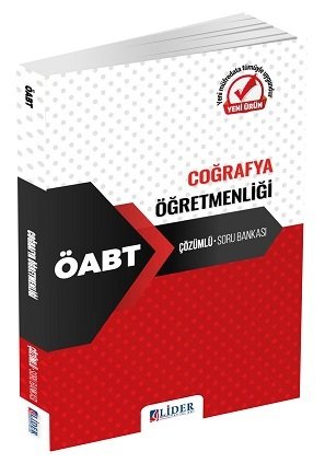 Lider ÖABT Coğrafya Öğretmenliği Soru Bankası Çözümlü Lider Yayınları