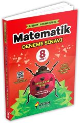 Aydın 2023 8. Sınıf LGS Matematik 1. Dönem 8 Deneme Aydın Yayınları