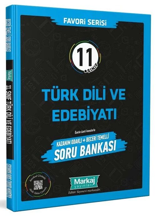 Markaj 11. Sınıf Türk Dili ve Edebiyatı Favori Kazanım Odaklı Soru Bankası Markaj Yayınları