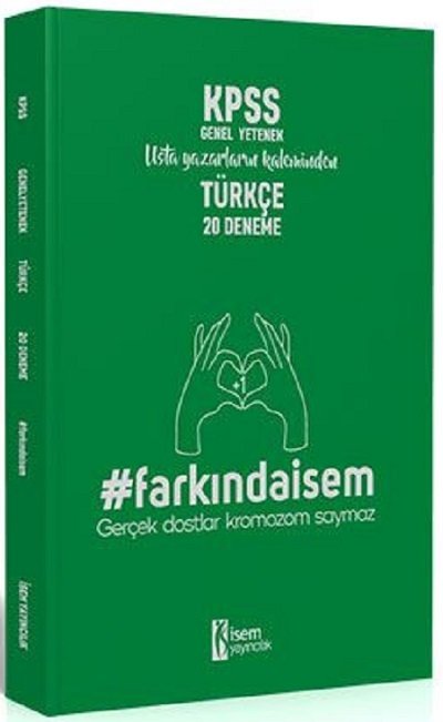 İsem 2020 KPSS Türkçe 20 Deneme Çözümlü İsem Yayınları