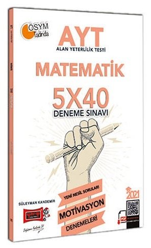 Yargı 2021 YKS AYT Matematik Motivasyon 5x40 Deneme Yargı Yayınları