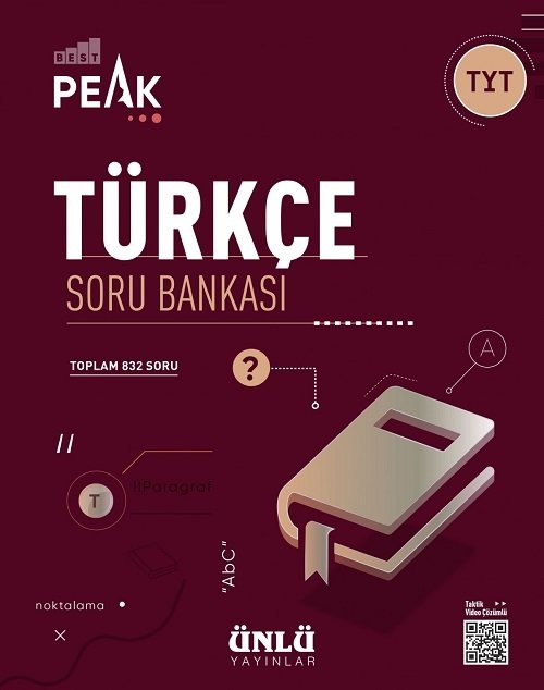 Ünlü YKS TYT Türkçe Best Peak Soru Bankası Ünlü Yayınları