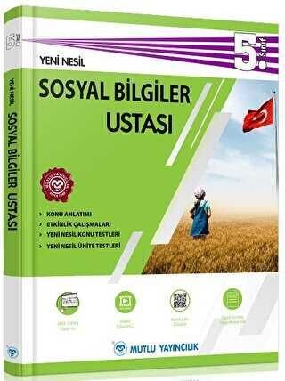 Mutlu 5. Sınıf Sosyal Bilgiler Ustası Konu Anlatımlı Soru Bankası Video Çözümlü Mutlu Yayınları