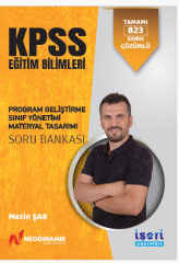 İşeri Yayınları KPSS Eğitim Bilimleri Program Geliştirme, Sınıf, Materyal Soru Bankası Çözümlü - Metin Şar İşeri Yayınları