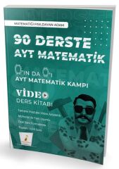 Pelikan YKS AYT 90 Derste Matematik Kampı 0 ında 0 ı Video Ders Kitabı - Matematiği Fısıldayan Adam Pelikan Yayınları