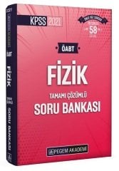 Pegem 2021 ÖABT Fizik Öğretmenliği Soru Bankası Çözümlü Pegem Akademi Yayınları