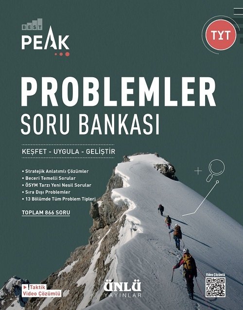 Ünlü YKS TYT Problemler Best Peak Soru Bankası Ünlü Yayınları