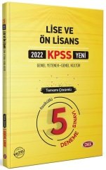 Data 2022 KPSS Lise Ön Lisans 5 Deneme Çözümlü Data Yayınları