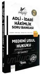 Temsil 2024 İMTİYAZ Adli İdari Hakimlik Medeni Usul Hukuku Soru Bankası 2. Baskı - Ali Sakinci Temsil Yayınları