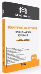 Temsil 2025 MÜLKİ MAKAM Adli İdari Hakimlik Kaymakamlık Türkiye nin İdari Yapısı Soru Bankası Çözümlü - Metin Aydın Temsil Kitap Yayınları