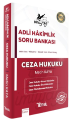 Temsil 2024 İMTİYAZ Adli Hakimlik Ceza Hukuku Soru Bankası Çözümlü . Baskı - Metin Kaya Temsil Kitap Yayınları