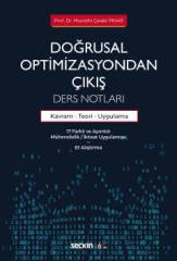 Seçkin Doğrusal Optimizasyondan Çıkış: Ders Notları - Mustafa Çelebi Pınar Seçkin Yayınları