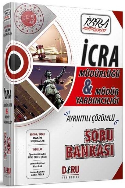 Doru İcra Müdür ve Müdür Yardımcılığı İBRA Soru Bankası Çözümlü Görevde Yükselme Doru Yayıncılık