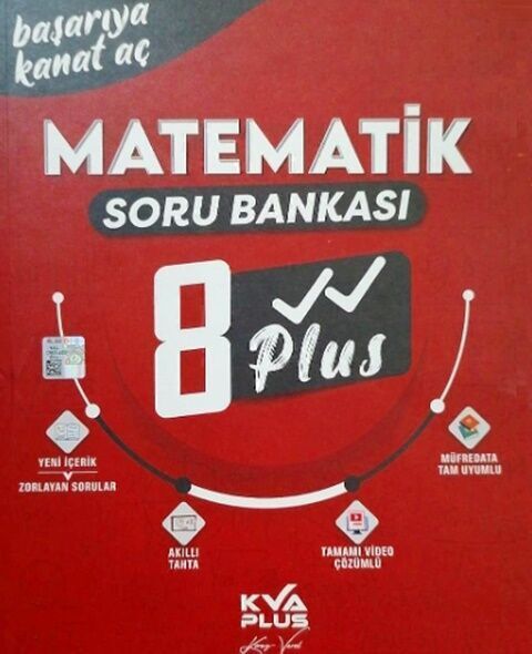 KVA Plus 8. Sınıf Matematik Plus Soru Bankası KVA Plus Yayınları