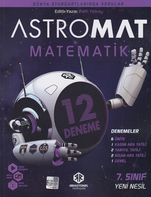 İrrasyonel 7. Sınıf Astromat Matematik 12 Deneme İrrasyonel Yayınları