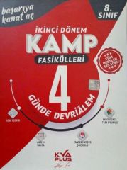 KVA Plus 8. Sınıf 2. Dönem Tüm Dersler 4 Günde Devrialem Kamp Fasikülleri KVA Plus Yayınları