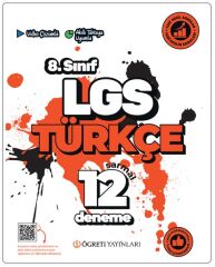 Öğreti 8. Sınıf LGS Türkçe 12 Sarmal Deneme Öğreti Yayınları