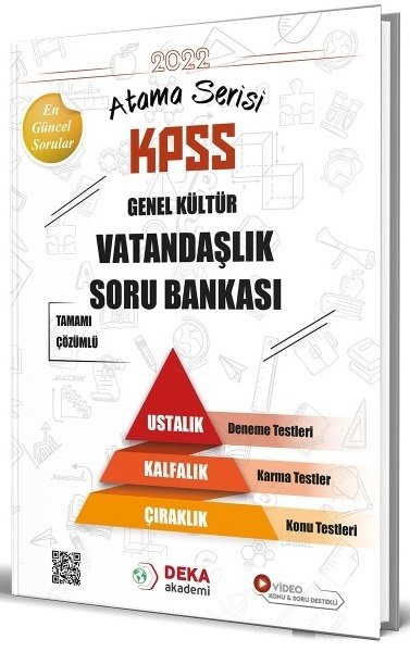 Deka Akademi 2022 KPSS Vatandaşlık Atama Serisi Soru Bankası Çözümlü Deka Akademi Yayınları