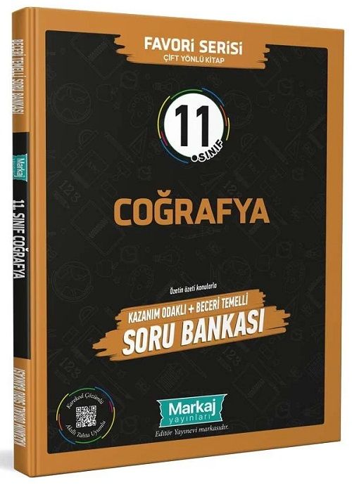 Markaj 11. Sınıf Coğrafya Favori Kazanım Odaklı Soru Bankası Markaj Yayınları