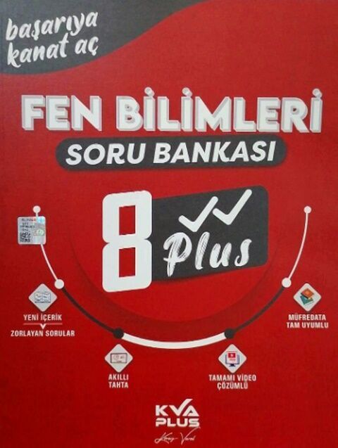 KVA Plus 8. Sınıf Fen Bilimleri Plus Soru Bankası KVA Plus Yayınları