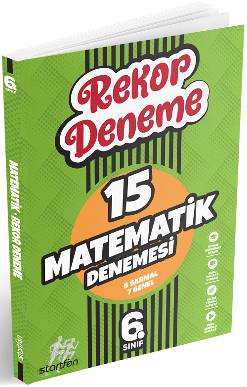 Startfen 6. Sınıf Matematik Rekor 15 Deneme Startfen Yayınları