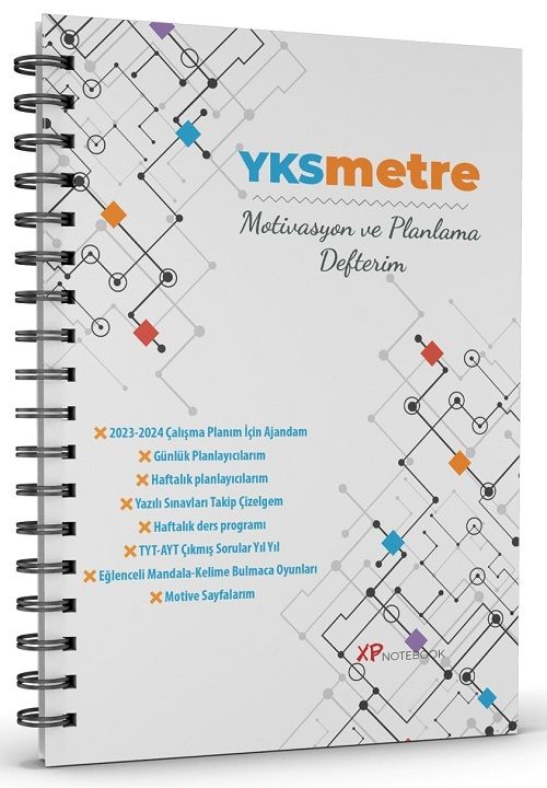 XP Notebook YKSmetre Motivasyon ve Planlama Defterim XP Notebook