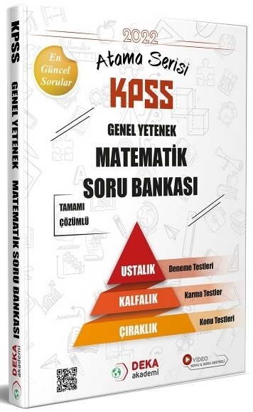 Deka Akademi 2022 KPSS Matematik Atama Serisi Soru Bankası Çözümlü Deka Akademi Yayınları