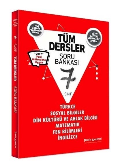 Tercih Akademi 7. Sınıf Tüm Dersler Soru Bankası Tercih Akademi Yayınları