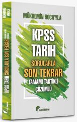 Özdil Akademi KPSS Tarih Sorularla Son Tekrar Soru Bankası Çözümlü - Mükremin Karaca Özdil Akademi Yayınları