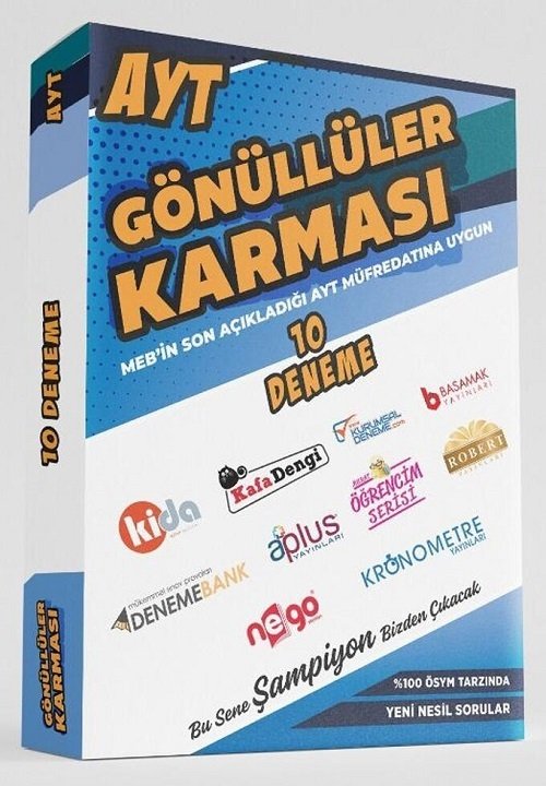 Gönüllüler Karması YKS AYT 10 Farklı Deneme Gönüllüler Karması