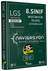 Rasyonel 8. Sınıf LGS Matematik Navigasyon 15 Deneme Rasyonel Yayınları