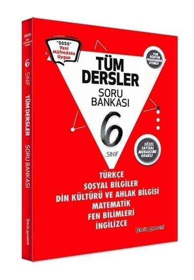 Tercih Akademi 6. Sınıf Tüm Dersler Soru Bankası Tercih Akademi Yayınları