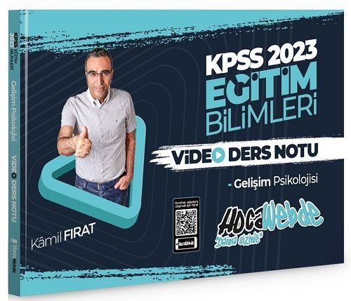 HocaWebde 2023 KPSS Eğitim Bilimleri Gelişim Psikolojisi Video Ders Notu - Kamil Fırat HocaWebde Yayınları