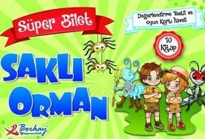 Berkay 3. Sınıf Süper Bilet Saklı Orman (10 Kitap) Berkay Yayıncılık