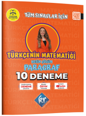 KR Akademi YKS MEB-AGS KPSS DGS ALES Türkçenin Matematiği Paragraf 10 Deneme - Gamze Özdin KR Akademi Yayınları