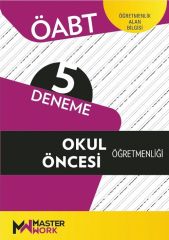 Master Work ÖABT Okul Öncesi Öğretmenliği 5 Deneme Master Work Yayınları