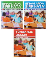 Yükselen Zeka 10-14 Yaş Yüksek Hızlı Okuma Okuduğunu Anlama Sınav ve Görsel Dikkati Güçlendirme Seti (3 Kitap Set) Yükselen Zeka Yayınları