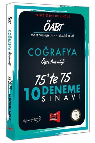 Yargı 2019 ÖABT Coğrafya Öğretmenliği 75 te 75 10 Deneme Sınavı Yargı Yayınları