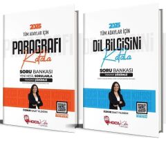 Hoca Kafası 2025 KPSS Paragraf + Dil Bilgisi Soru Bankası 2 li Set - Öznur Saat Yıldırım Hoca Kafası Yayınları