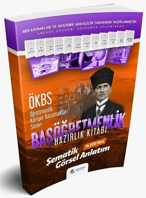 Akademi Denizi 2022 MEB ÖKBS Başöğretmenlik Konu Anlatımlı Hazırlık Kitabı Akademi Denizi